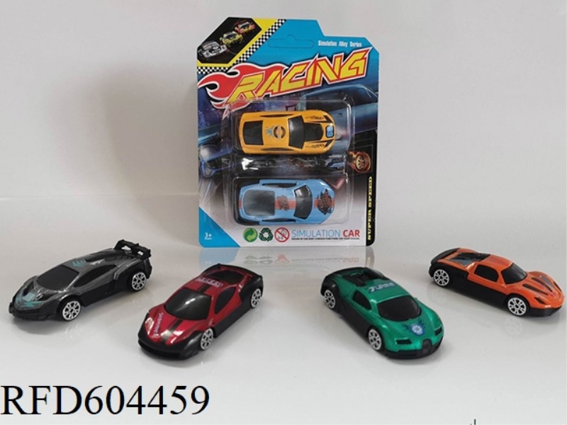 1:64 ALLOY SKATING RACING SET (2PCS)