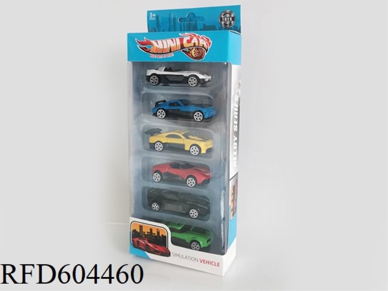 1:64 ALLOY SKATING RACING SET (6PCS)