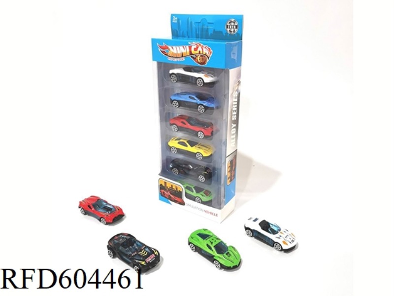 1:64 ALLOY SKATING RACING SET (6PCS)