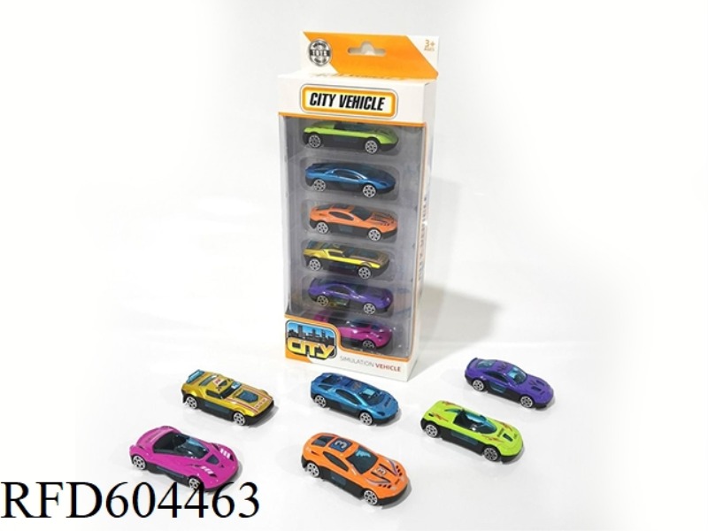 1:64 ALLOY SKATING RACING SET (6PCS)