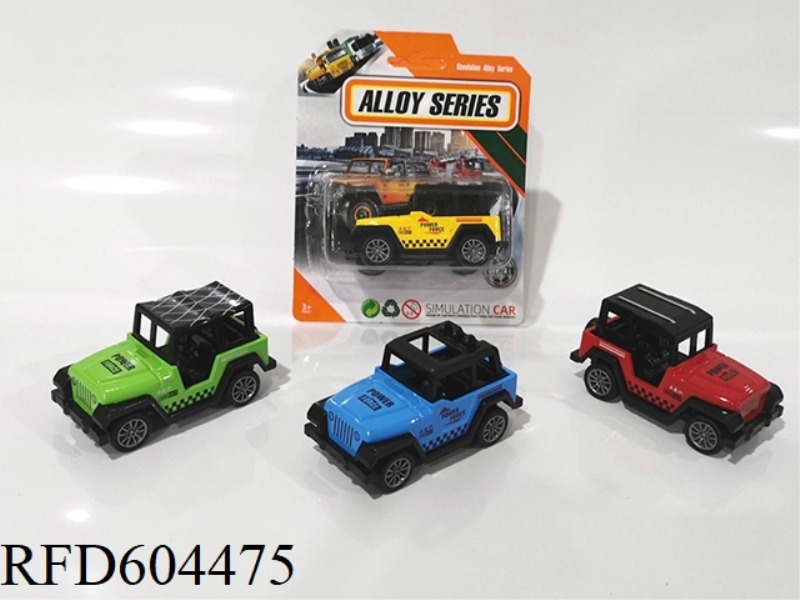 ALLOY PULLBACK JEEP SET