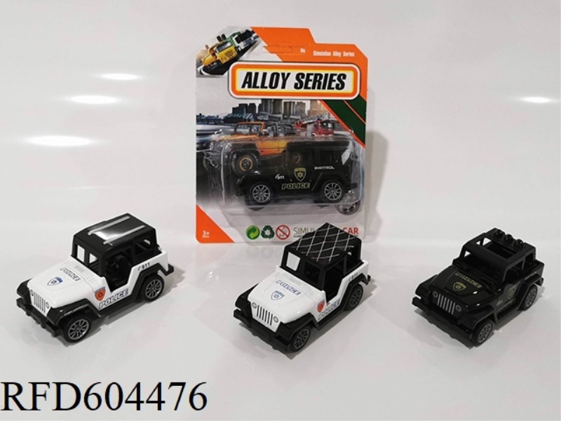 ALLOY PULLBACK JEEP SET