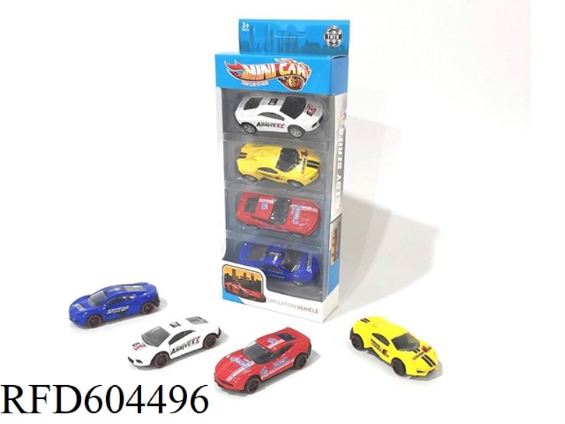 ALLOY PULLBACK RACING SET (4PCS)
