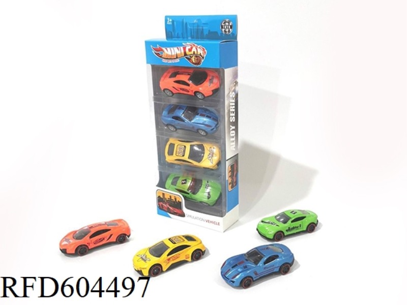 ALLOY PULLBACK RACING SET (4PCS)