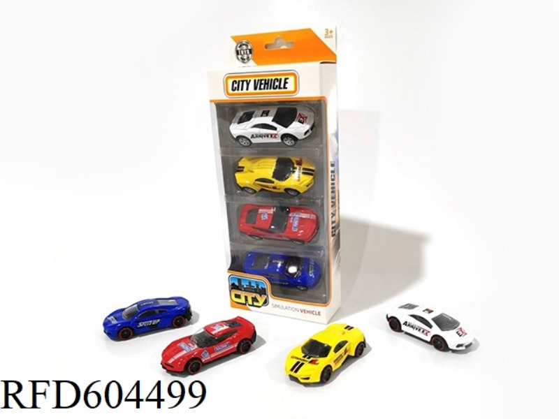 ALLOY PULLBACK RACING SET (4PCS)