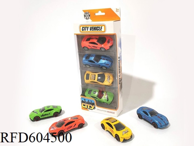 ALLOY PULLBACK RACING SET (4PCS)
