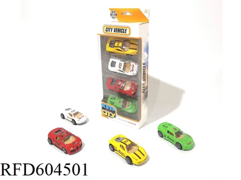 ALLOY PULLBACK RACING SET (4PCS)
