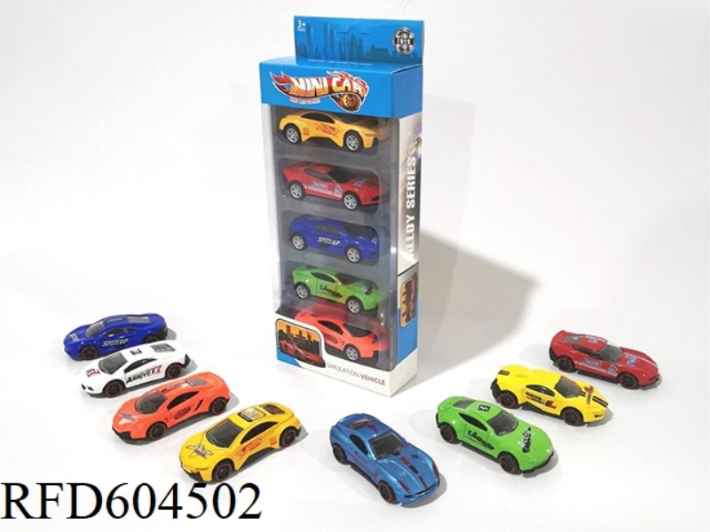 ALLOY PULLBACK RACING SET (5PCS)