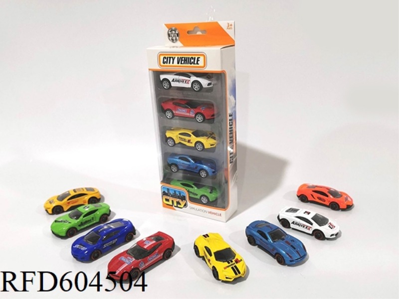 ALLOY PULLBACK RACING SET (5PCS)
