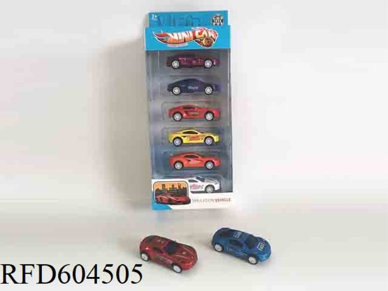 ALLOY PULLBACK RACING SET (6PCS)