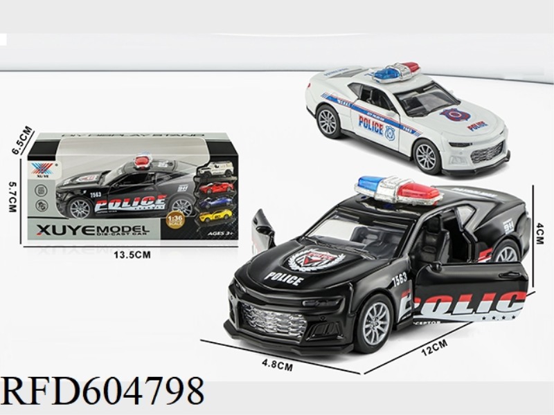 1:32 ALLOY POLICE CAR PULL BACK DOOR (1 ONLY)