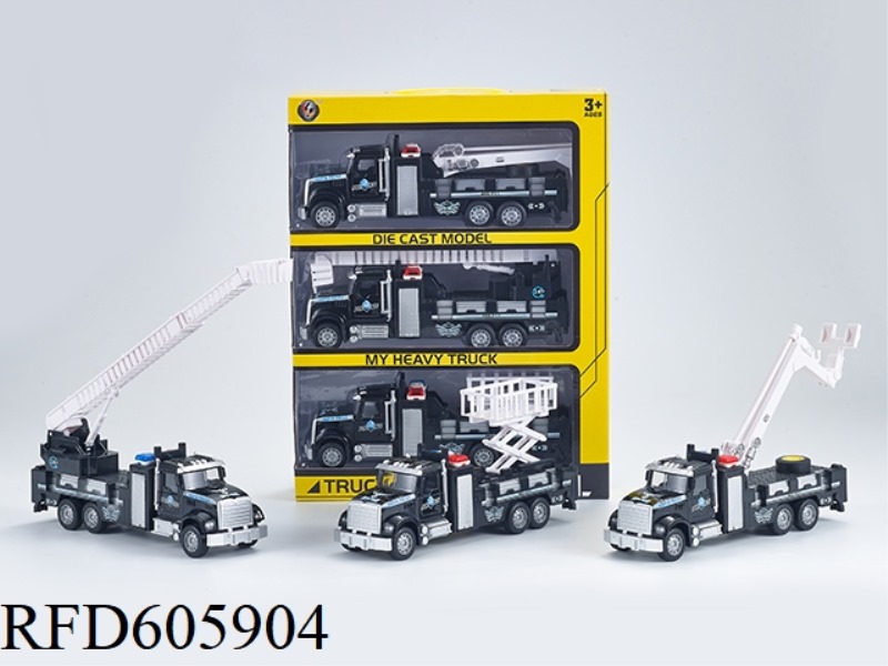 1:28 AMERICAN BOILBACK SOUND AND LIGHT ALLOY SPECIAL POLICE VEHICLE