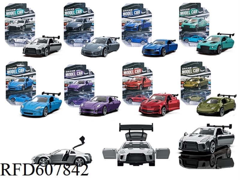 1:60  3-DOOR PULL-BACK ALLOY CAR A