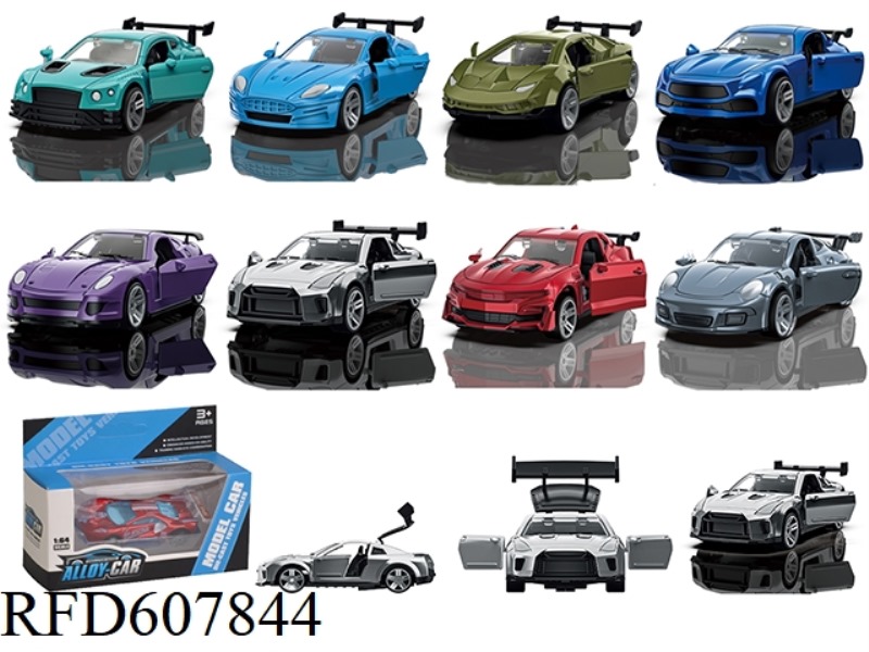 1:60  3-DOOR PULL-BACK ALLOY CAR A