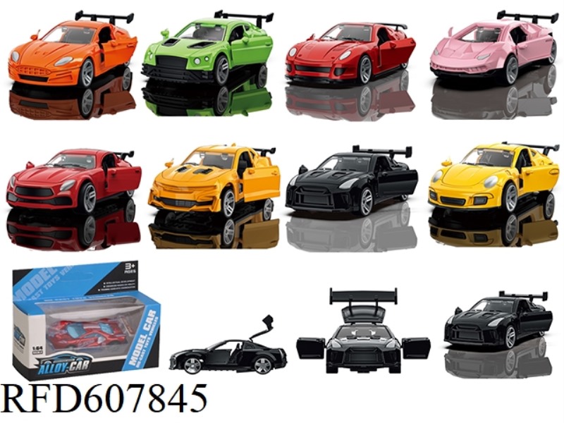 1:60  3-DOOR PULL-BACK ALLOY CAR B