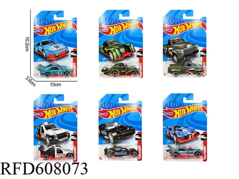 SIX 1:64 ALLOY CARS
