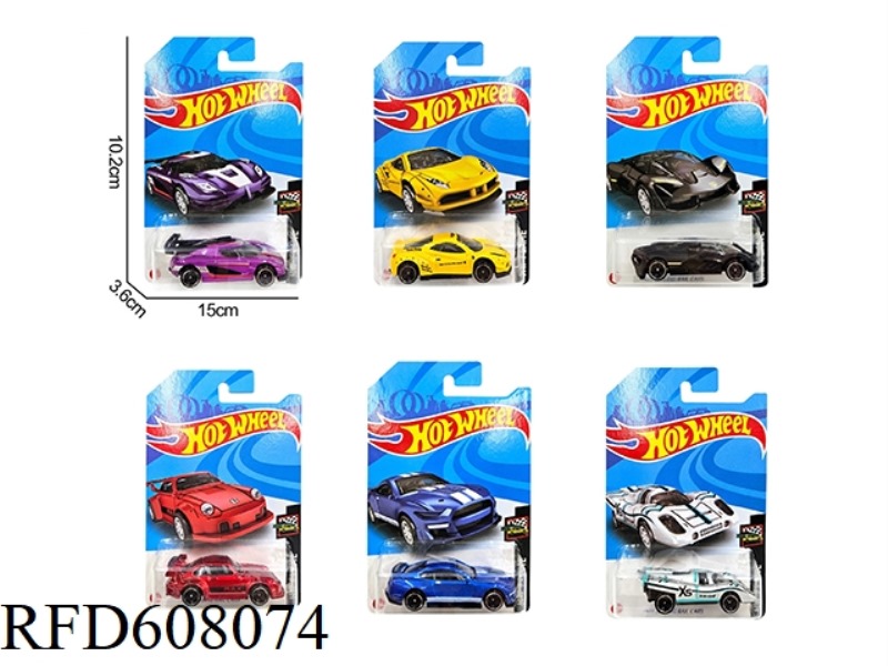 SIX 1:64 ALLOY CARS