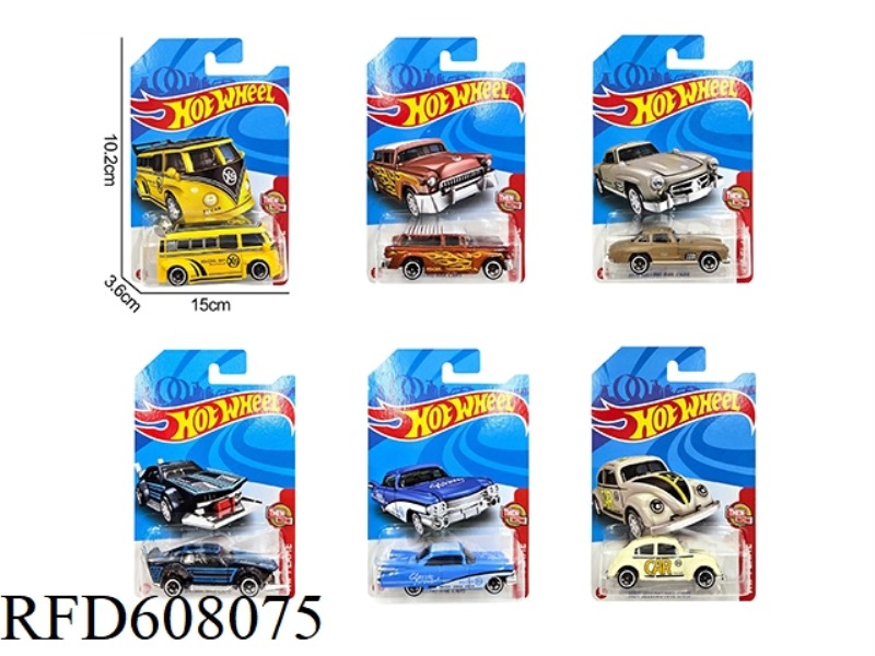 SIX 1:64 ALLOY CARS