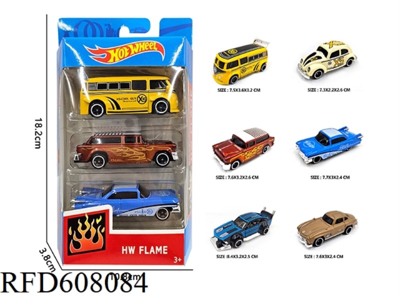 1:64 ALLOY CAR 3 ONLY LOADING