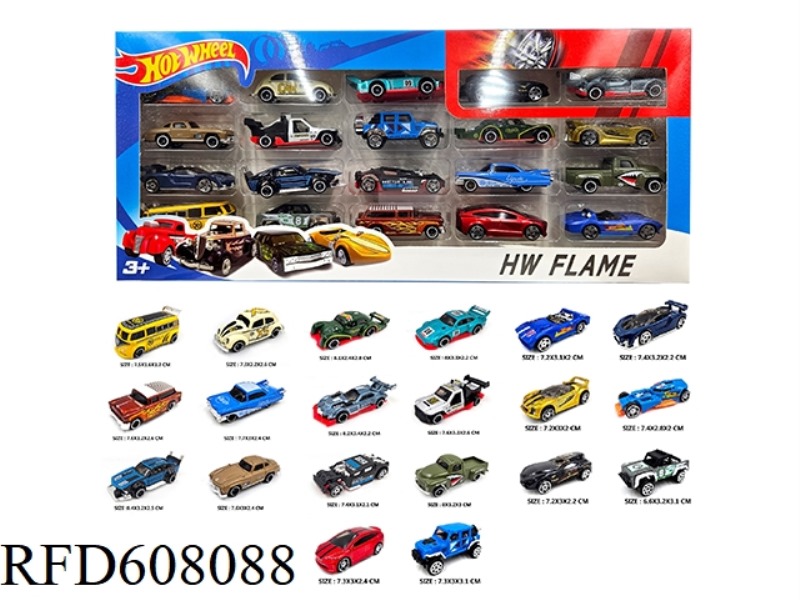 1:64 ALLOY CAR 20 ONLY LOADED