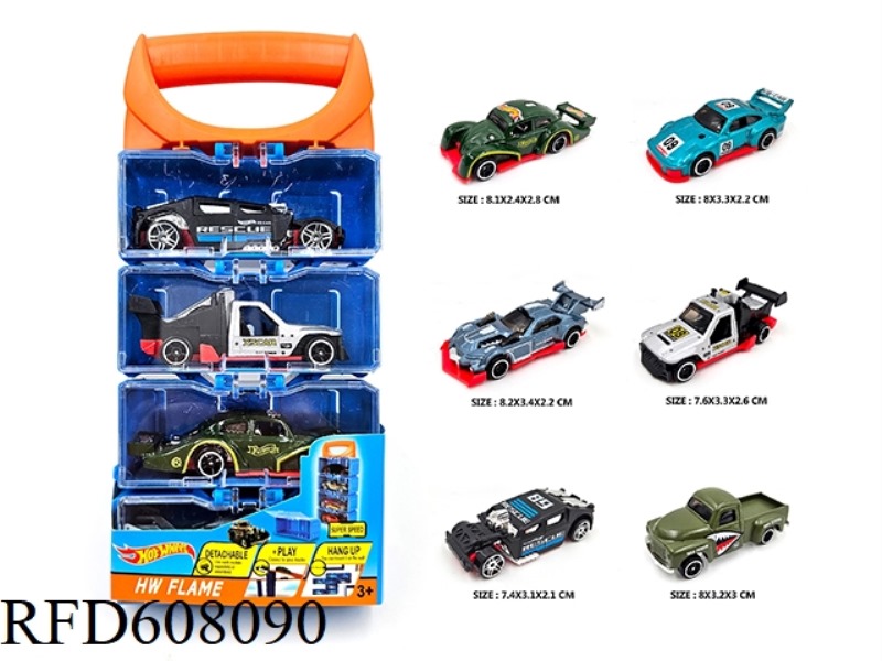 1:64 ALLOY CAR DIY HANDLE BOX 4 PIECES
