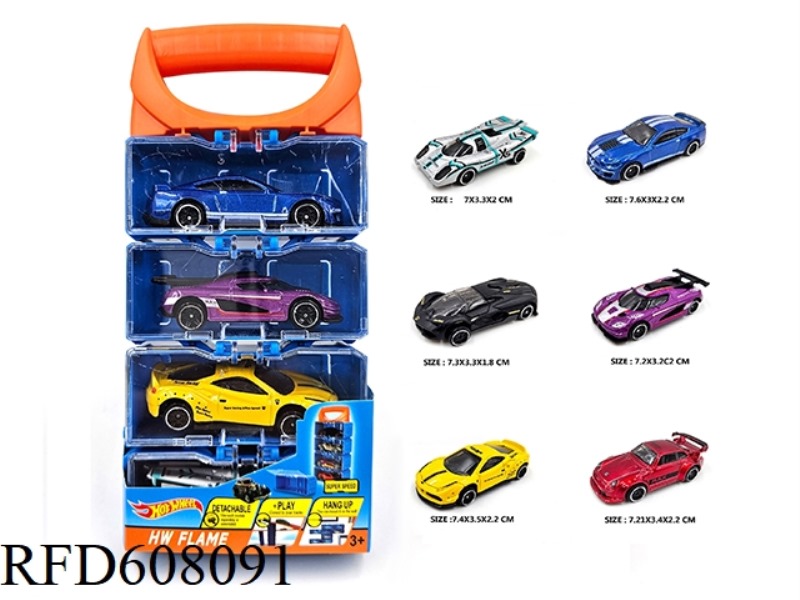 1:64 ALLOY SPORTS CAR DIY HANDLE BOX