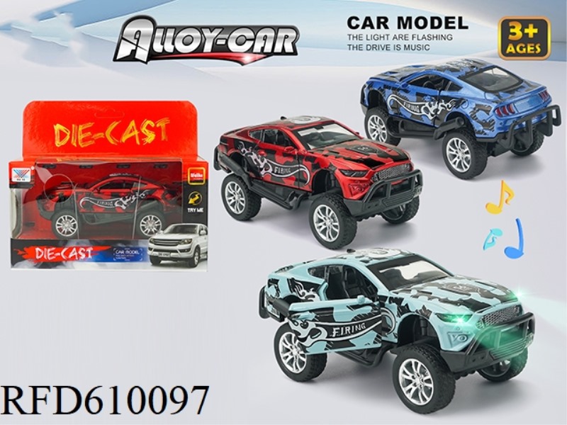 1:32 ALLOY CAR BIGFOOT BOAI DOOR LIGHTING MUSIC (1 PIECE)