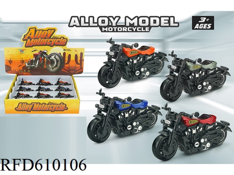 1:36 HARLEY ALLOY MOTORCYCLE (12 PIECES)