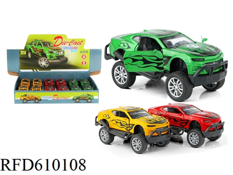 1:32 BIGFOOT ALLOY CAR PULL BACK DOOR (12 PIECES)