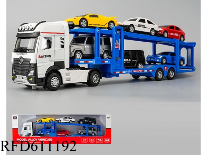 EXTENDED ALLOY TRACTORS DOUBLE-DECKER VEHICLE TRANSPORTER