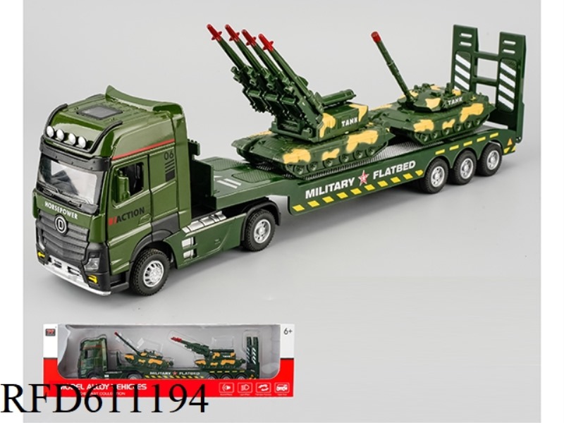 EXTENDED ALLOY TOWED MILITARY TANK TRANSPORTER