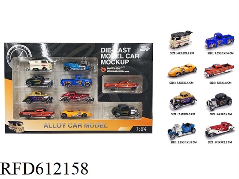 1:64 ALLOY CLASSIC CAR 10 BOXES.