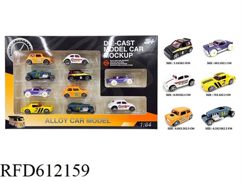 1:64 ALLOY CLASSIC CAR 10 BOXES.