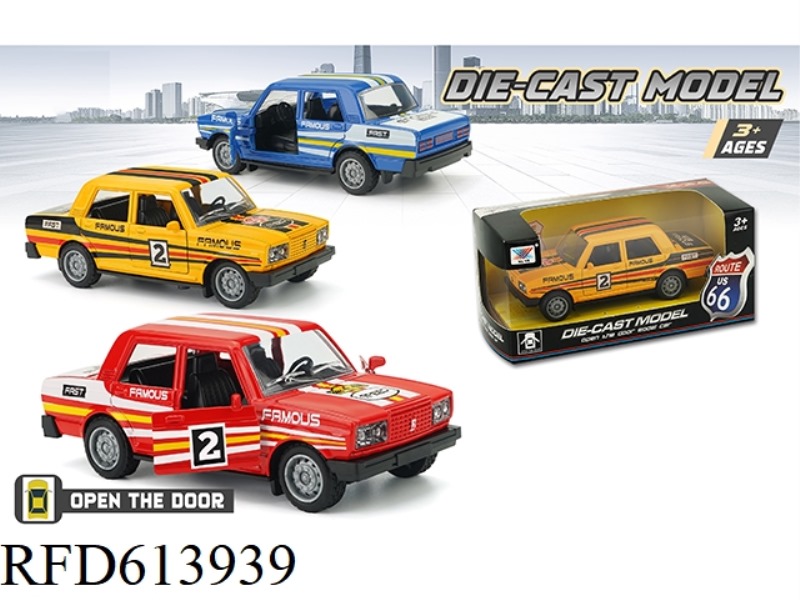 1:32 ALLOY MODEL LADA RACING DOOR PULL BACK (1 ONLY)