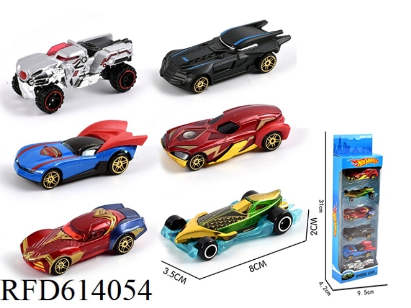 6 ONLY LOADED SLIDING ALLOY JUSTICE LEAGUE