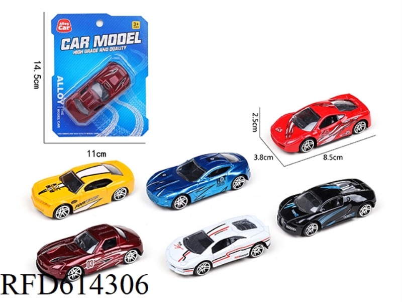 SLIDING ALLOY RACING CAR