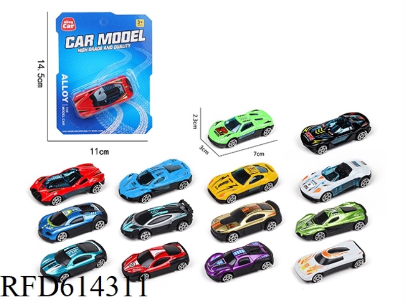SLIDING ALLOY RACING CAR