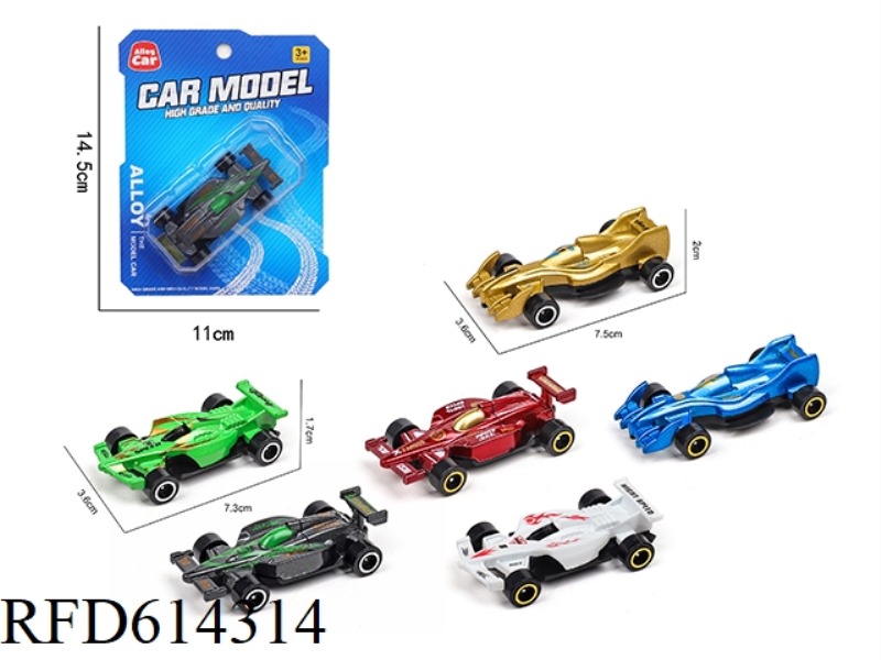 SLIDING ALLOY F1 RACING CAR