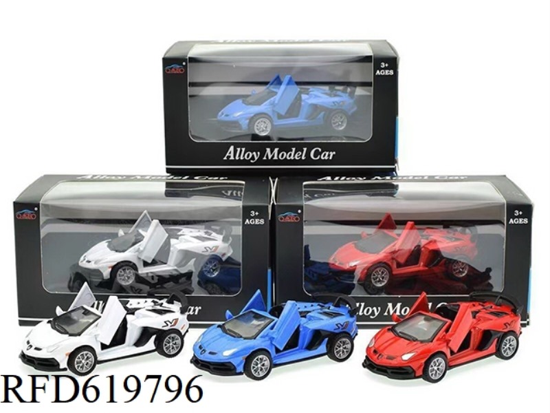 ALLOY PULL-BACK DOOR LAMBORGHINI SPORTS CAR