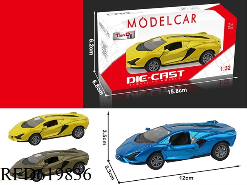 1:32 SIMULATION BOOMERANG CAR TWO-DOOR LAMBORGHINI LIGHTNING