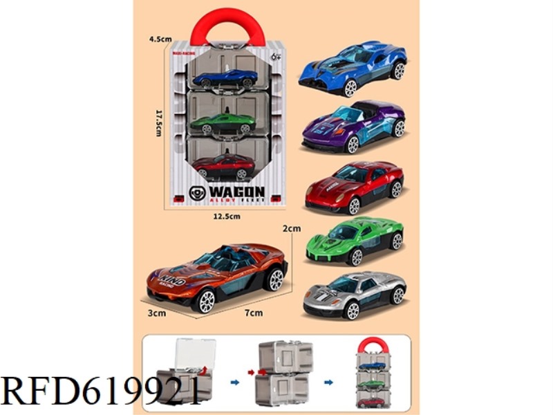 ALLOY SCOOTER SET 3PCS