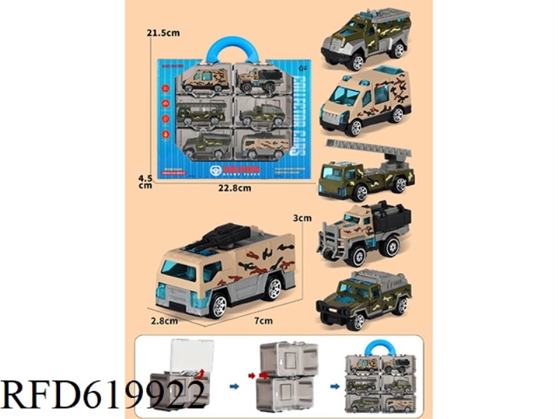 ALLOY SCOOTER SET 6PCS