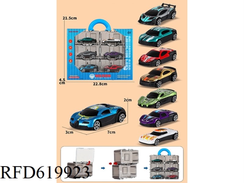ALLOY SCOOTER SET 6PCS