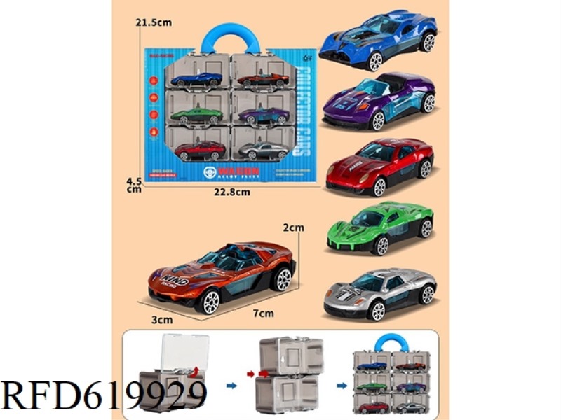 ALLOY SCOOTER SET 6PCS
