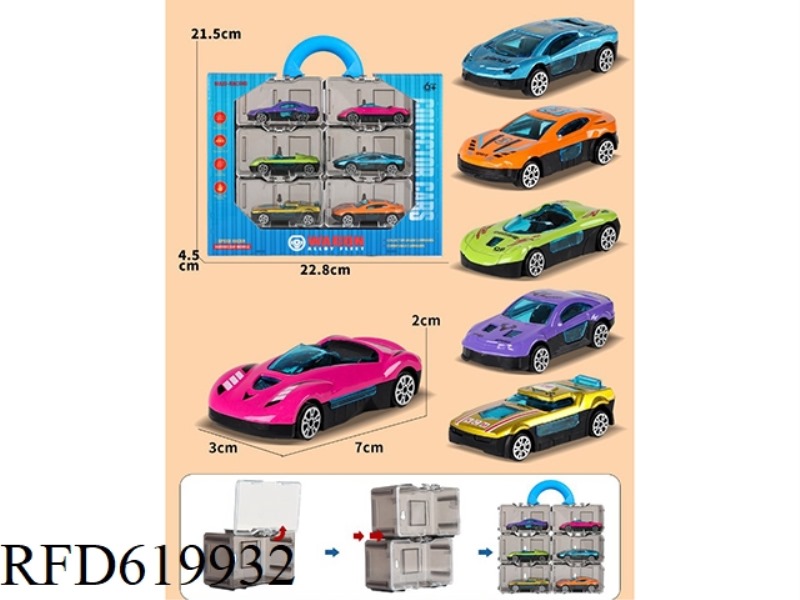 ALLOY SCOOTER SET 6PCS