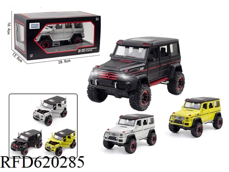 1:24 MERCEDES-BENZ G500 SIMULATION ALLOY TOY CAR