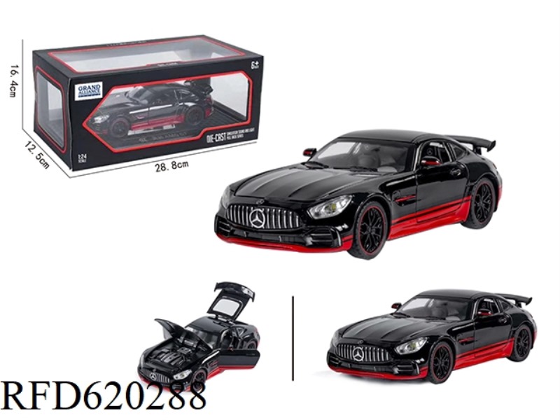 1:24 MERCEDES-BENZ GTR DARTH VADER SIMULATION ALLOY TOY CAR