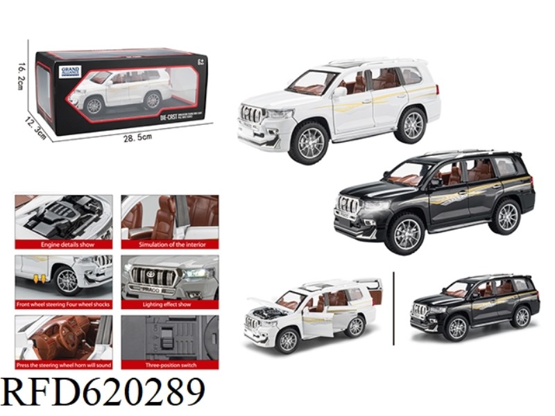 1:24 PRADO SIMULATION ALLOY TOY CAR