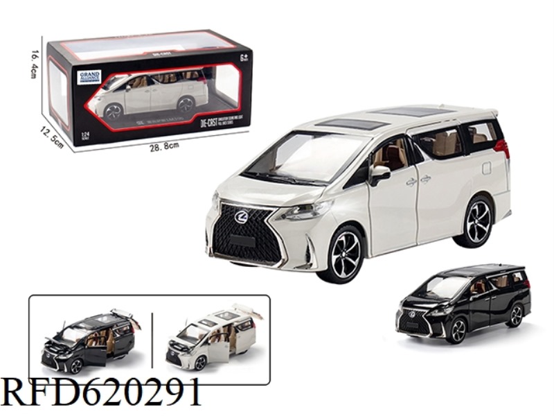 1:24 LEXUS LM300 SIMULATION ALLOY TOY CAR