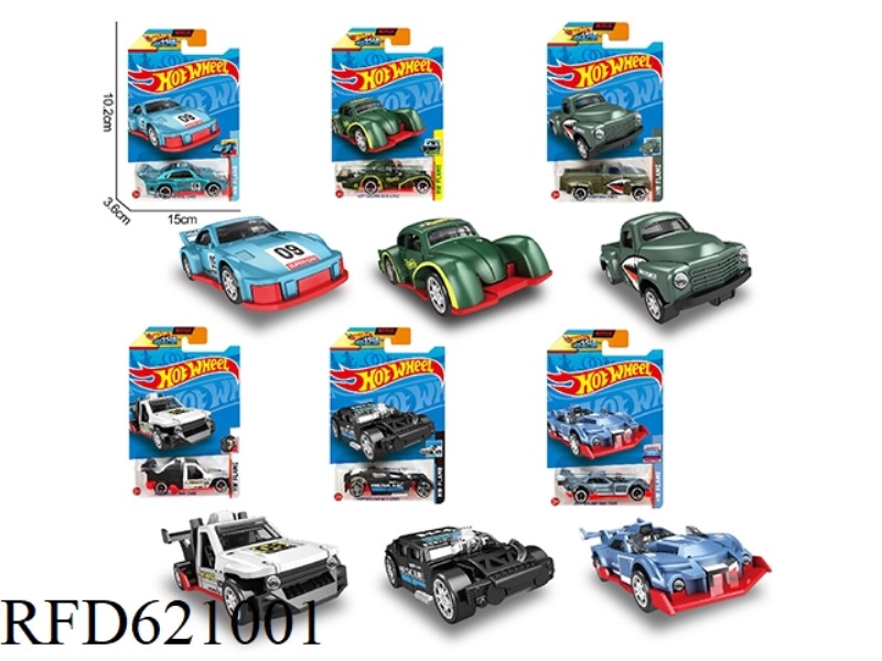 SIX 1:64 ALLOY CARS